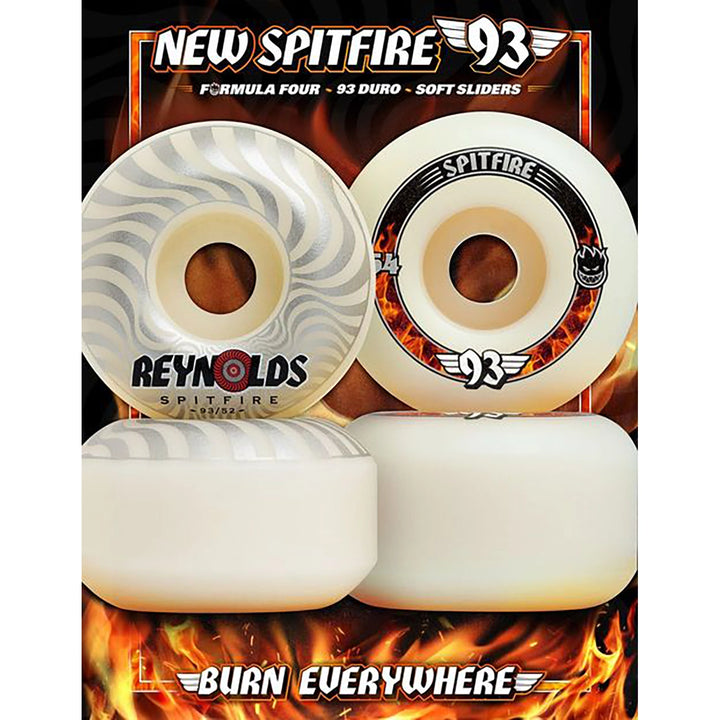 Spitfire F4 93 Radials Wheels Natural 58mm