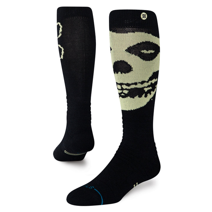 Stance x Misfits Performance Wool OTC - Snow Socks / Black