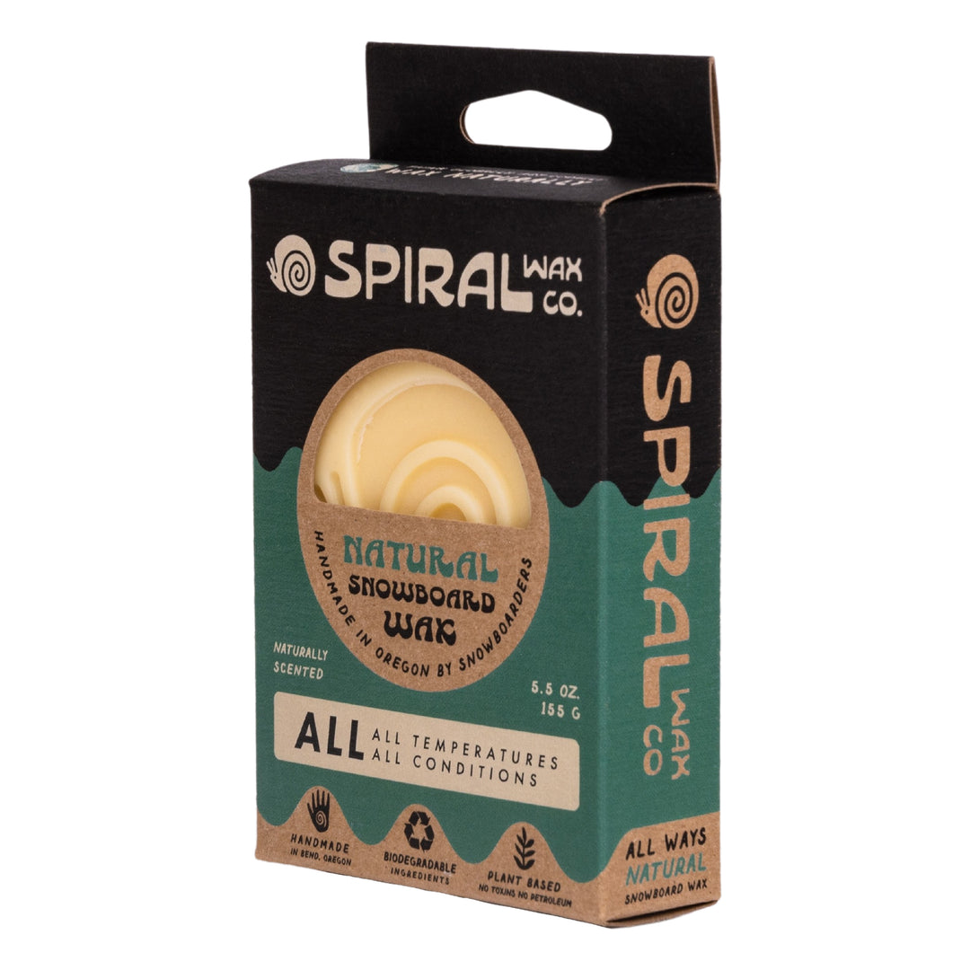 Spiral Wax Co. All Temperature Snowboard Wax