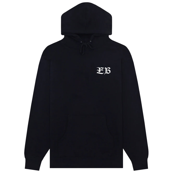 Eastern Boarder Circle Skull Hoodie Black