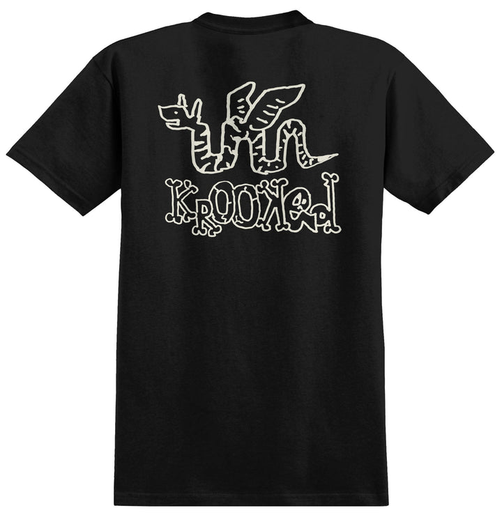 Krooked No Monster T-Shirt - Black