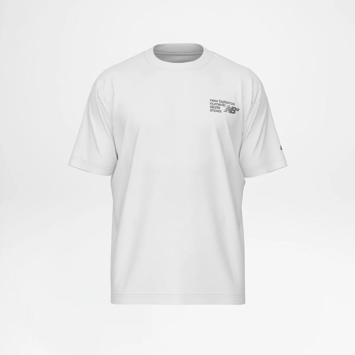 New Balance Numeric Small Logo Jersey T-Shirt White