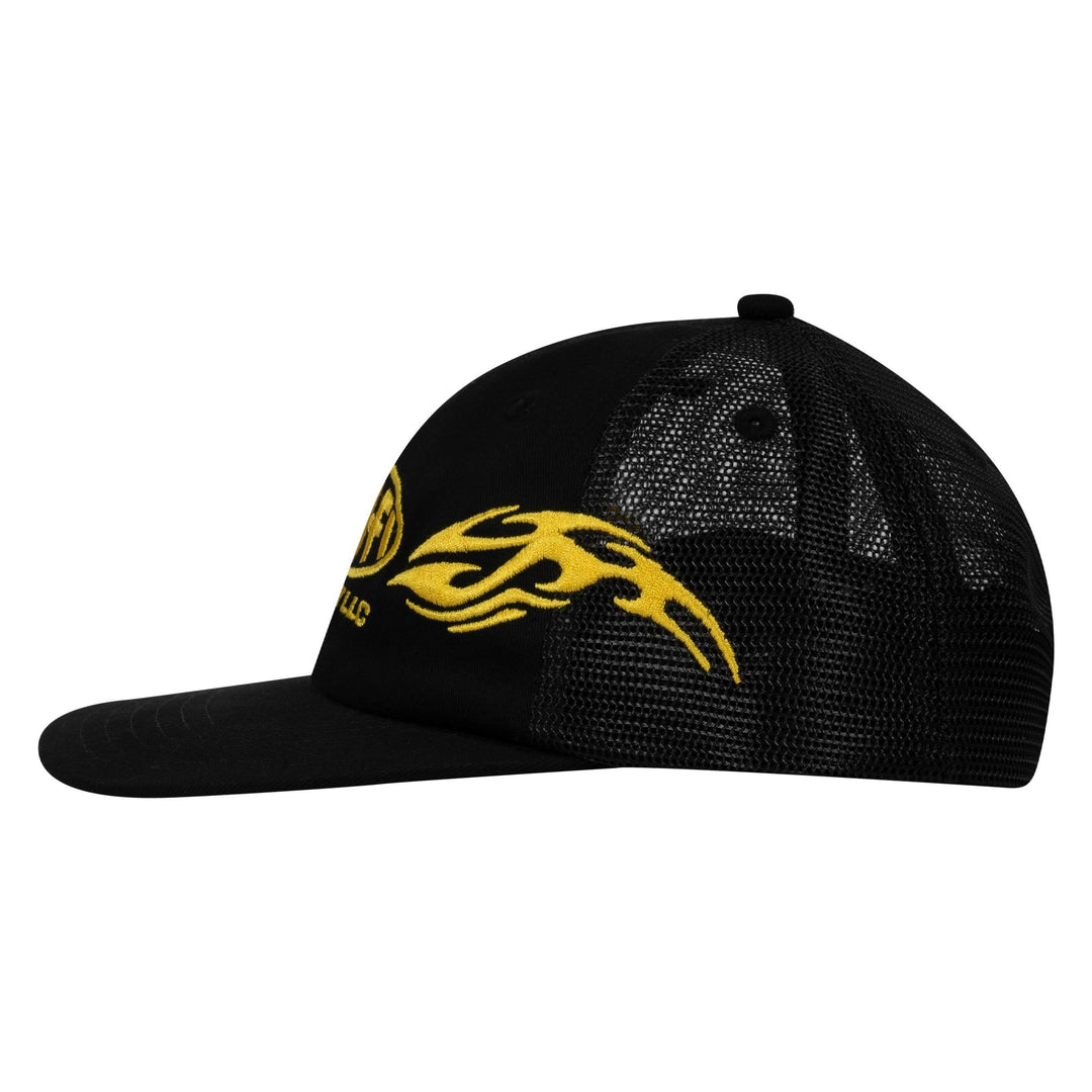 Sci-Fi Fantasy Origin Mesh Hat - Black
