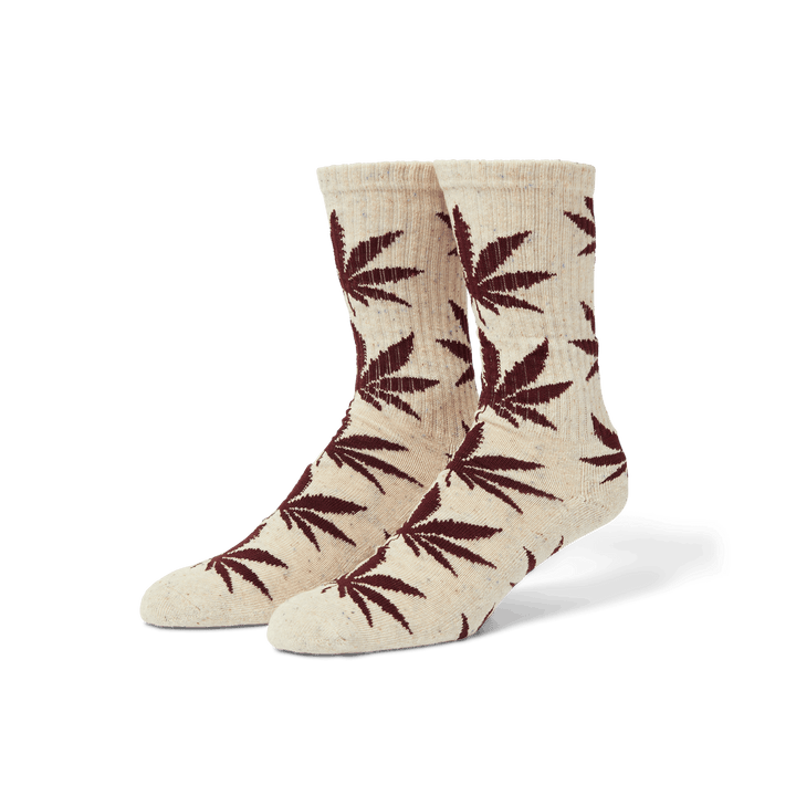 Huf Plantlife Speckled Sock - Cream
