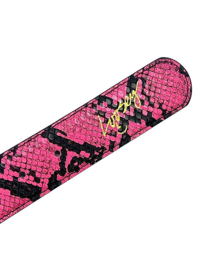 Loosey Loves You Pink Slither Snake Belt