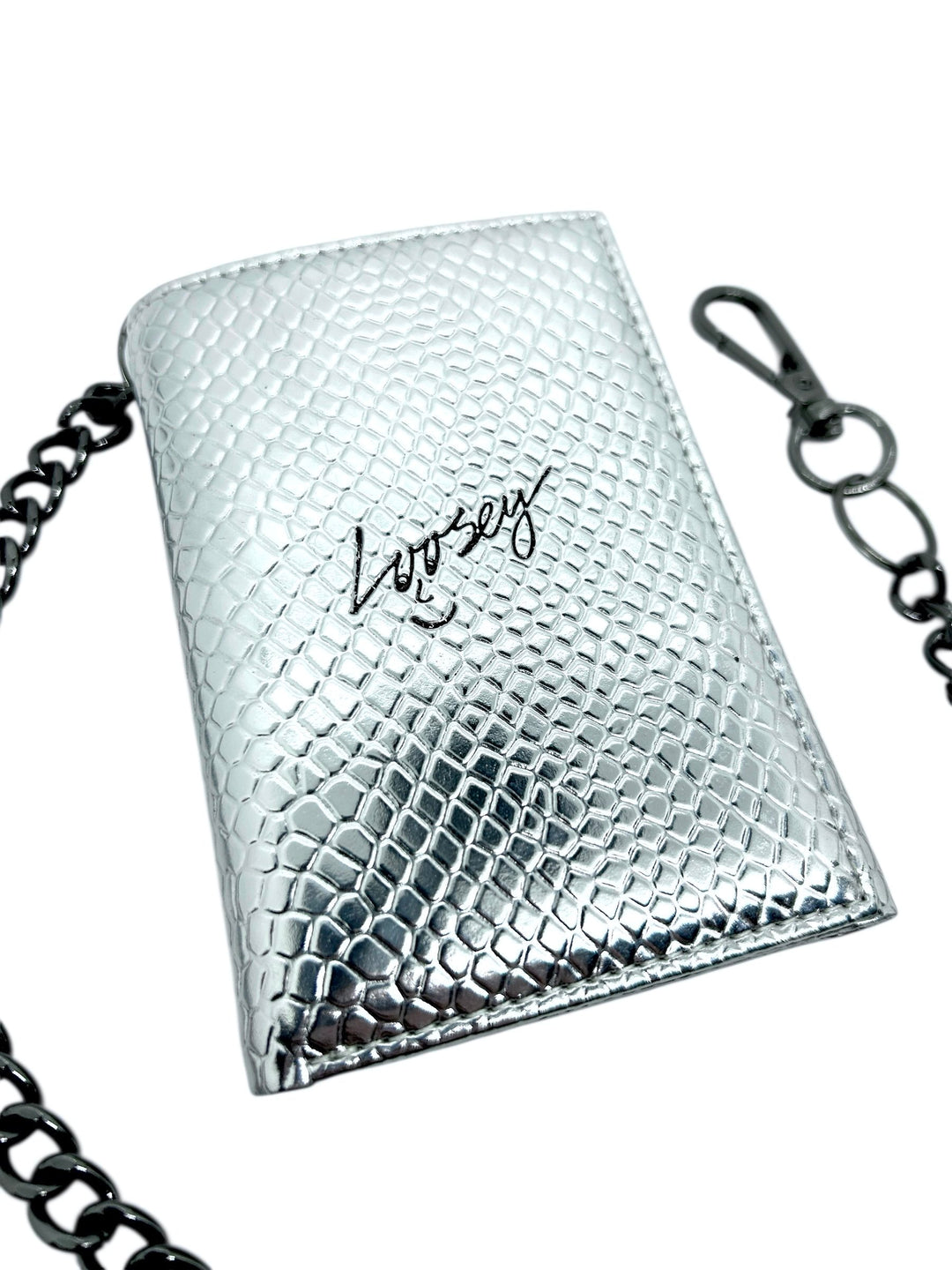 Loosey Loves You Metallic Silver Chain Gang