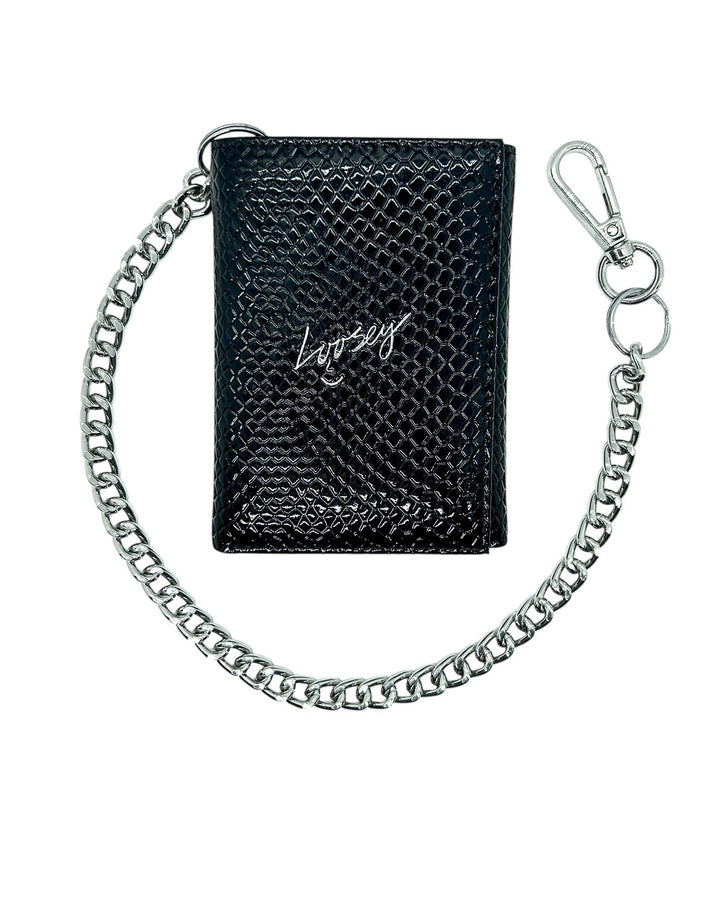 Loosey Loves You Metallic Black Chain Gang