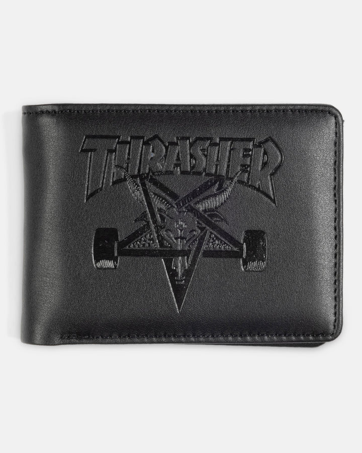 Thrasher Skategoat Leather Wallet - Black