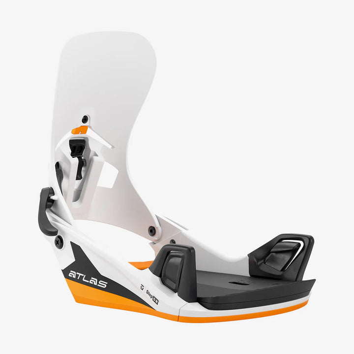 Union Atlas Step On Snowboard Bindings White/Orange