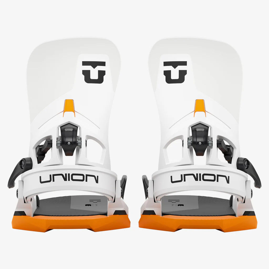 Union Atlas Step On Snowboard Bindings White/Orange