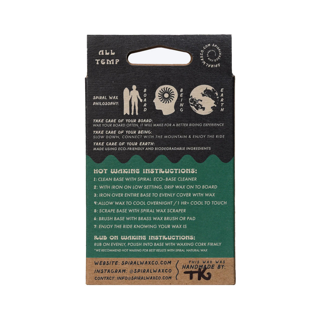 Spiral Wax ALL TEMP NATURAL WAX