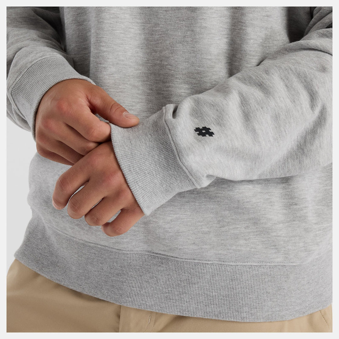 New Balance Numeric Frech Terry Crew Athletic Grey