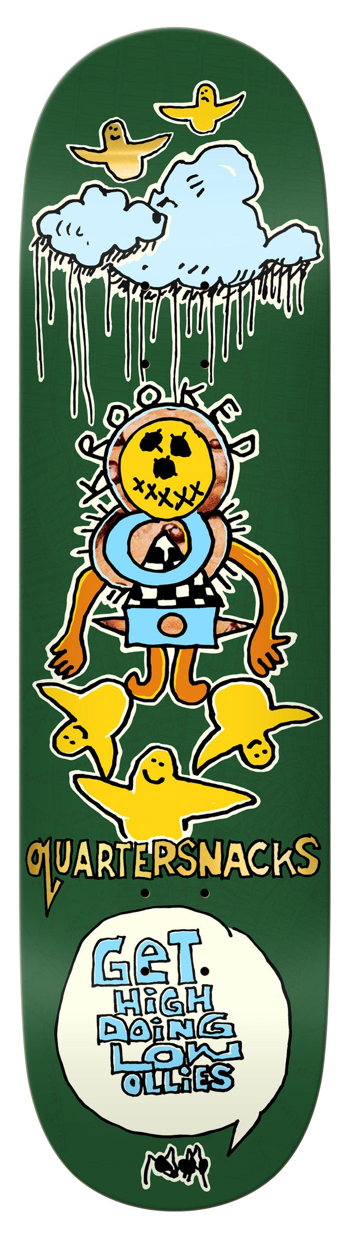 Krooked X Quartersnacks Get High Deck 8.25"