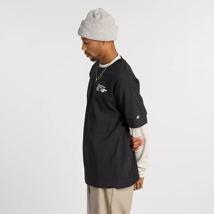 New Balance Numeric Small Logo Jersey T-Shirt Black