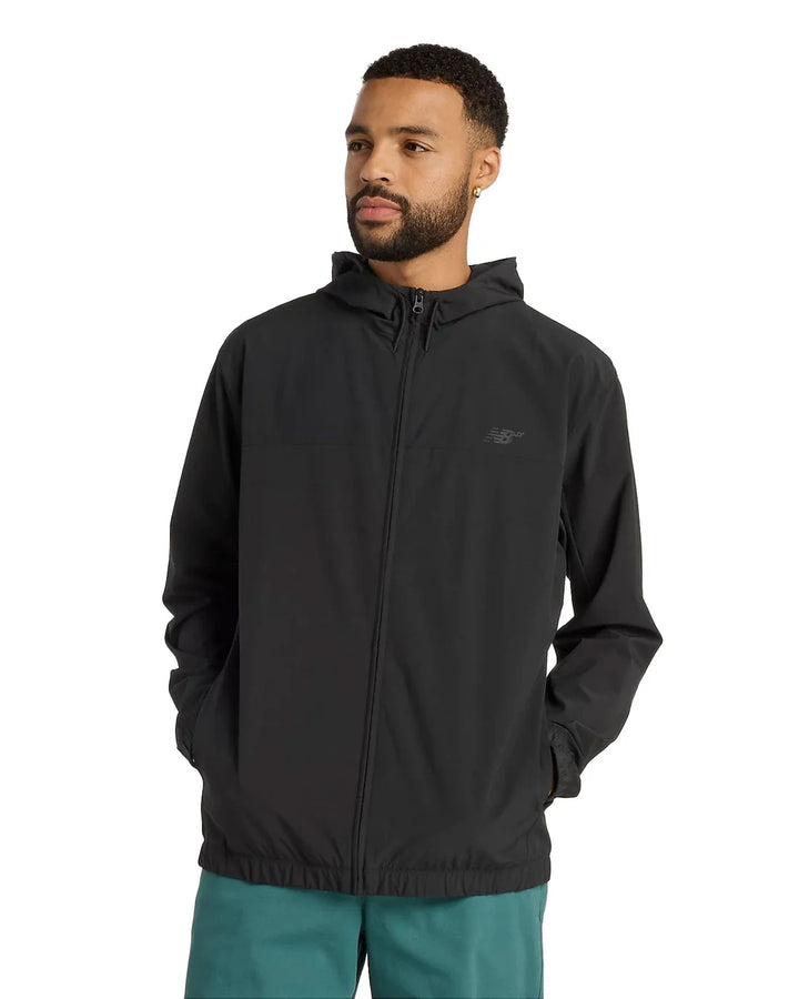 New Balance Numeric Woven Full Zip Jacket Black