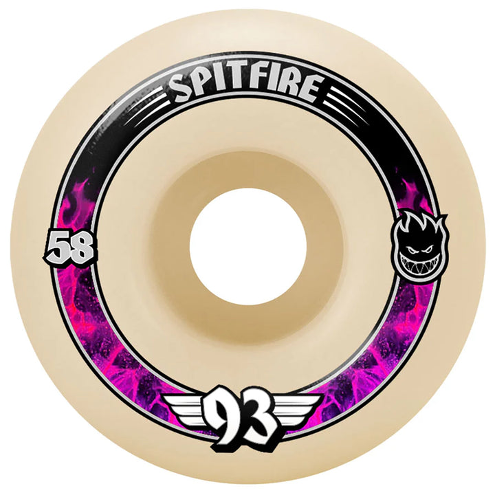 Spitfire F4 93 Radials Wheels Natural 58mm
